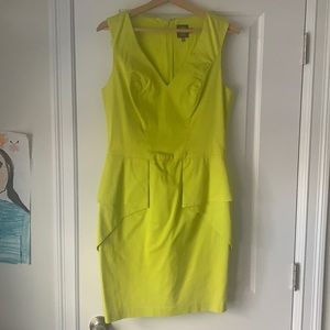 Vince Camuto Yellow Sleeveless Dress